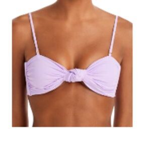 Agua Bendita Lucille Swim Top Lilac Small NWT